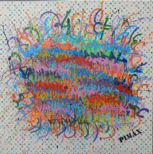 Louis le Vandal, Murakami version (Monogramme blanc), 2015