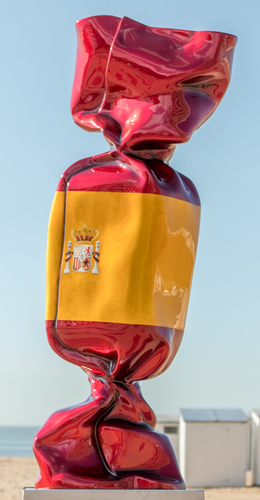 Wrapping Bonbon - Drapeau Espagne N°1343, 2011