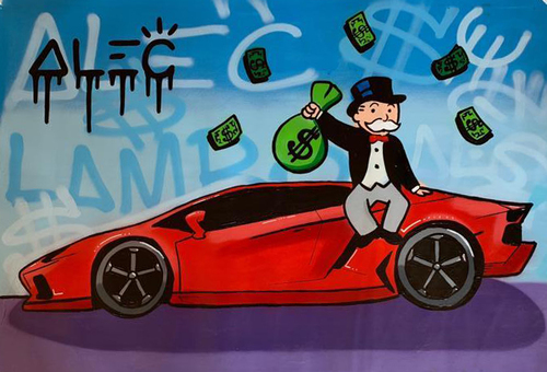 Monopoly and his Lamborghini