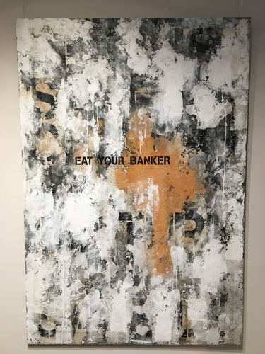 Eat Your Banker - Pochoir