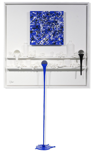 Hommage à Pollock bleu, 2021
