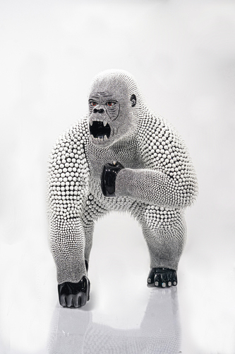 Gorille Nu - Noir (1M), 2021