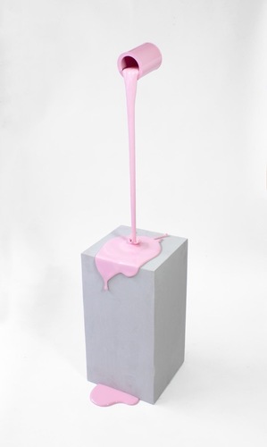 Flow rose - base effet beton