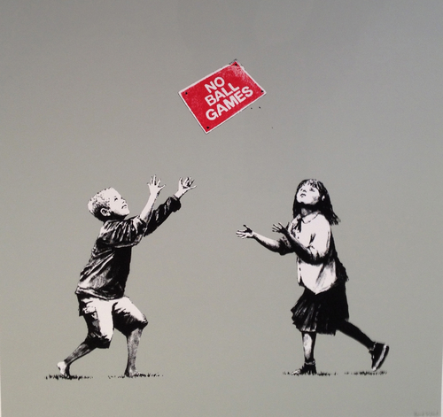 No Ball Games Grey (signed)