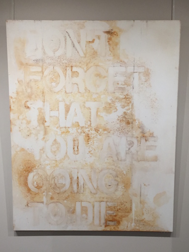 Don't forget that you are going to die - pochoir