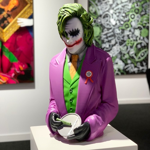 Joker VS Drugs Sculpture
