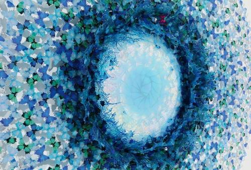 Dreamcatcher into the blue, 2021
