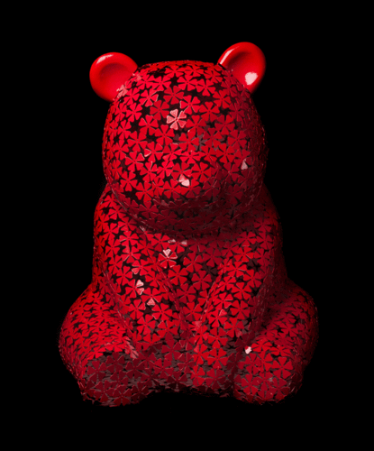 Big Pandasan FlowerPower Red