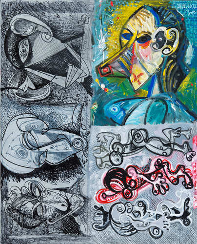 Figure cubiste, 2017
