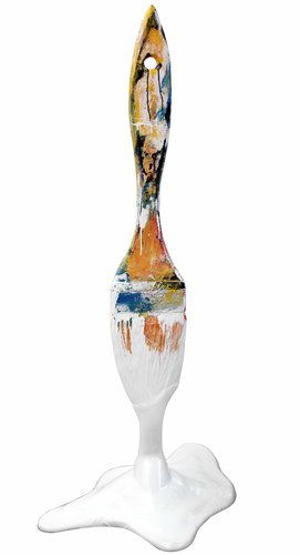 Paint Brush (White), 2017