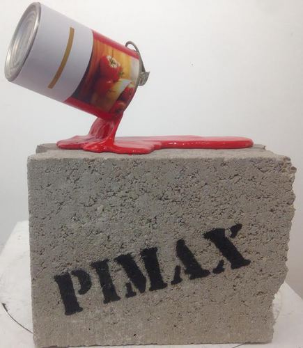 Concret Can rouge