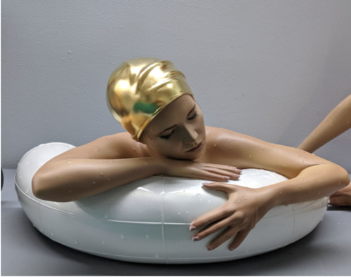 Miniature Serena 24K Gold Leaf Cap & Pearl White Tube