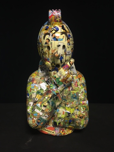 TINTIN Penseur - "L'ordre et le chaos" Picaros (40cm)