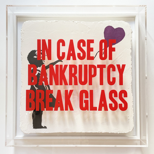 In Case of Bankruptcy - "Ballon Girl Purple", 2021