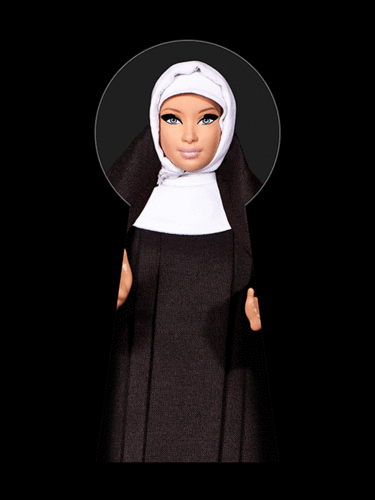 Keyhole - The nun