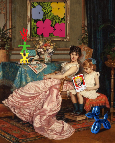 The Art Lesson Flowers
