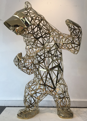 Ours dentelle doré