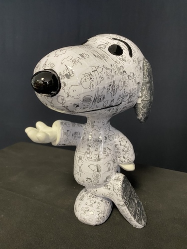 SNOOPY - Comic Strip - 1977 REVERSO
