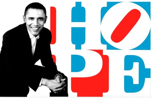 Obama HOPE (Red/White/Blue), 2010