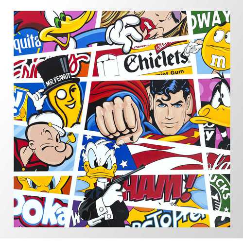 Comic Stripes No 7