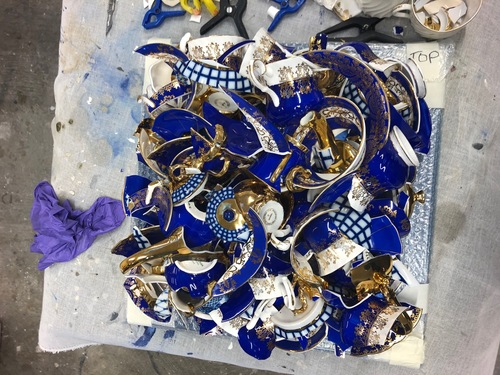 In Love with Yves Klein Blue (number 44), 2018