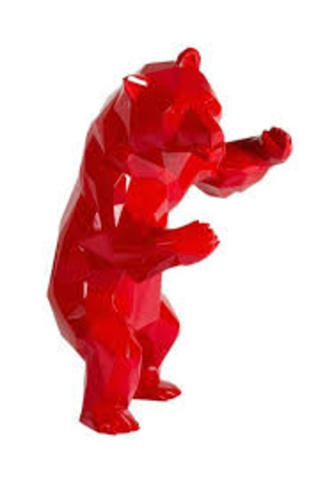 Ours debout - Red