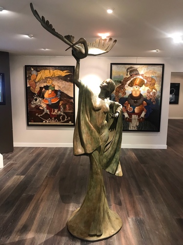 La dame à l'oiseau, 2011
