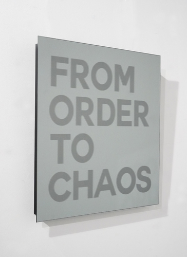 SERIE MIROIRS GRAVES - From order to chaos - Or Gris, 2021