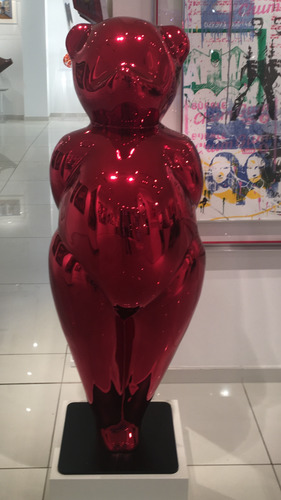 Moon red : Teddy Debout (Résine - Glossy)