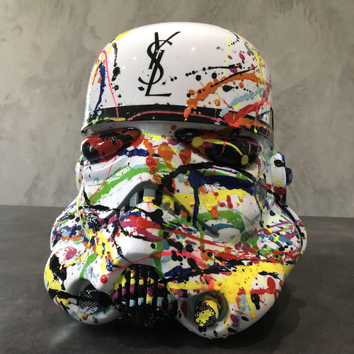 Casque Stormtrooper YSL special addiction, 2018