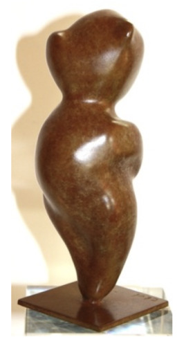 Teddy up : petit nounours (bronze patine classique)