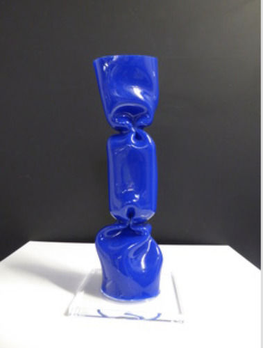 Wrapping Bonbon Plexiglas Bleu